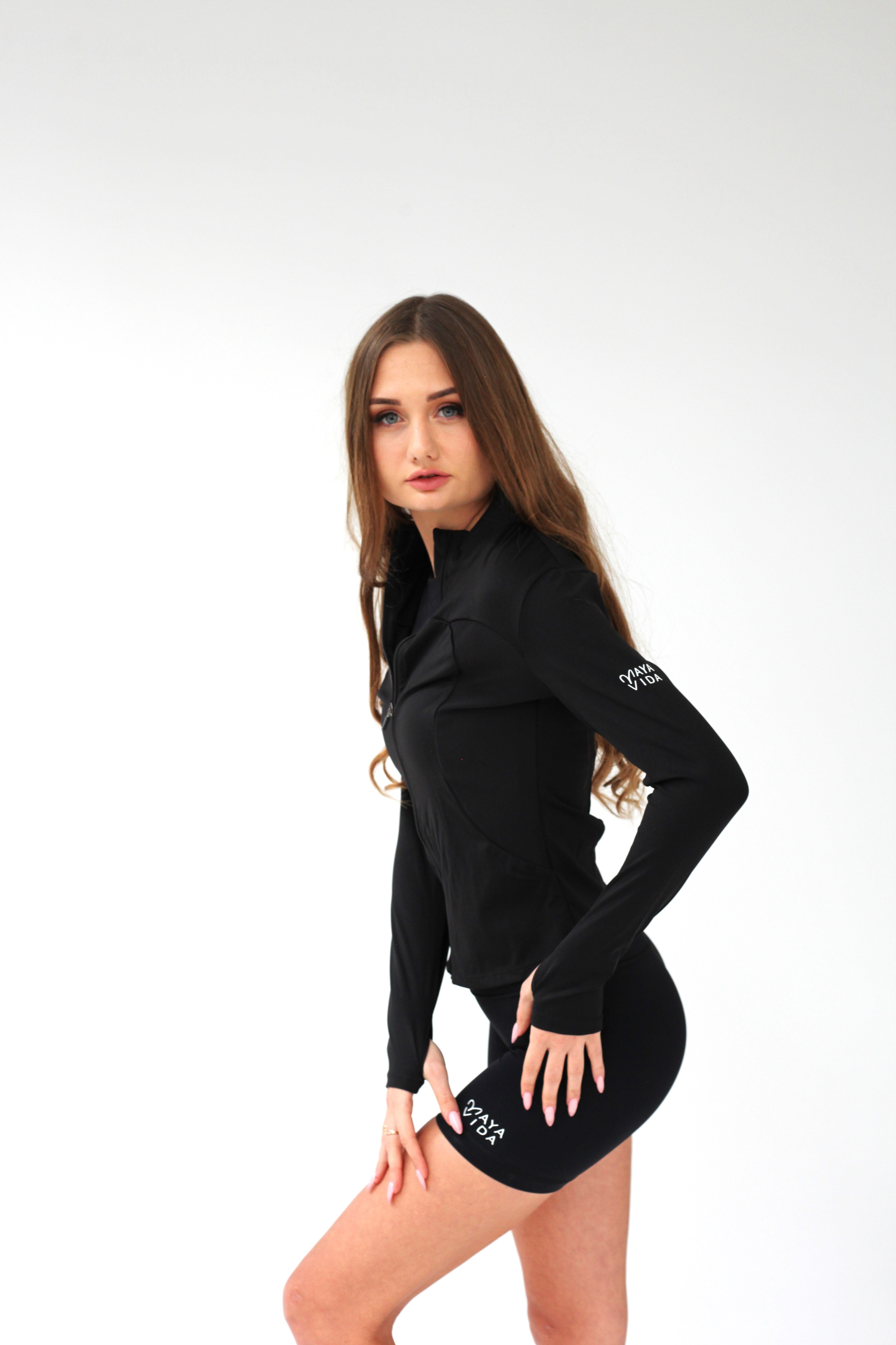 Maya Vida Motion Zip Jacket – Sleek Lightweight Layer